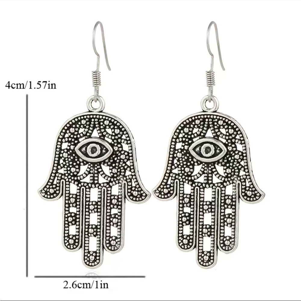 Evil eye Earrings NWT - Picture 2 of 2